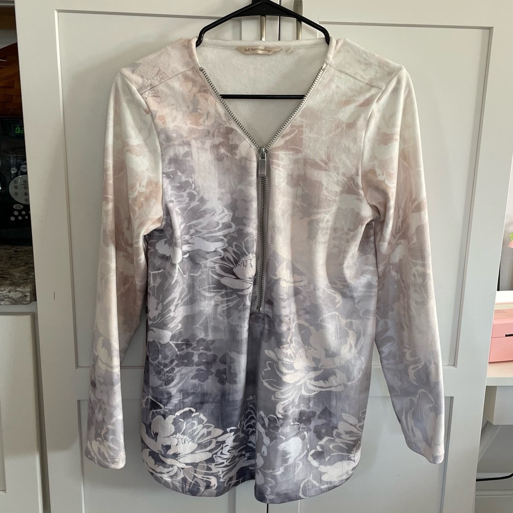 Soft Surroundings Corrina Half Zip Top